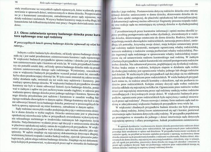 Hrynkiewicz - Odrzuceni. Analiza procesu umieszania dzieci w placówkach opieki - 98-99.jpg