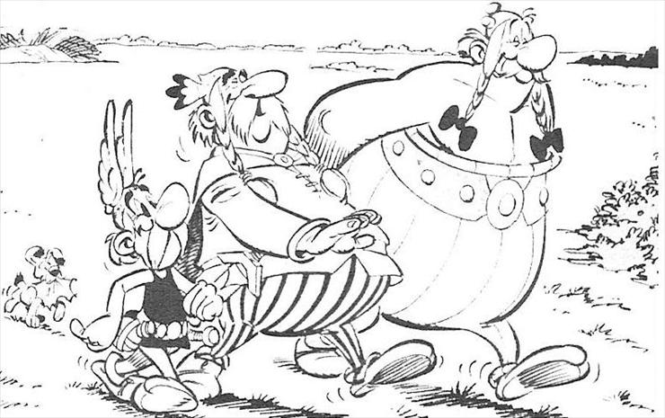 Asterix i Obelix - Asterix - kolorowanka 24.gif