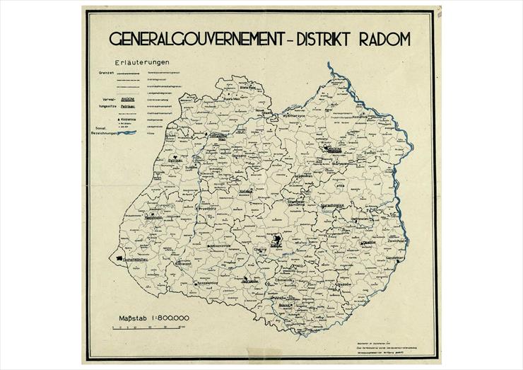 Mapy, plany, geografia i okolice - Generalgouvernement - Distrikt Radom 1939.jpg
