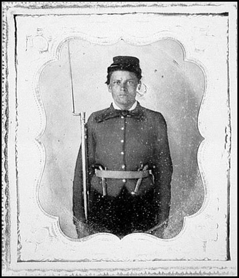 Żołnierze - libofcongr149 Portrait of Pvt. William S. Askew, Company A, Newman Guards 1st Georgia Infantry, C.S.A.jpg