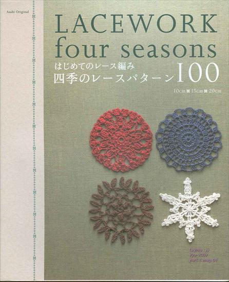 Czaspisma  Chiny, Japan - Lacework four seasons 100 Crochet Motif 10-20 cm.jpg