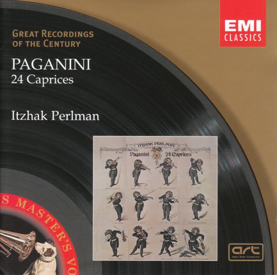 Muzyka poważna - Itzhak Perlman - Paganini_24 Caprices 1972 Reedycja 2000.jpg