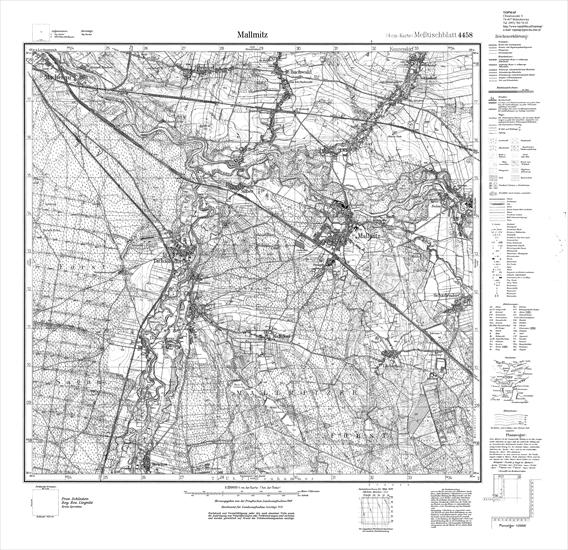 Niemieckie mapy 1-25 000 - 4458_Małomice.tif