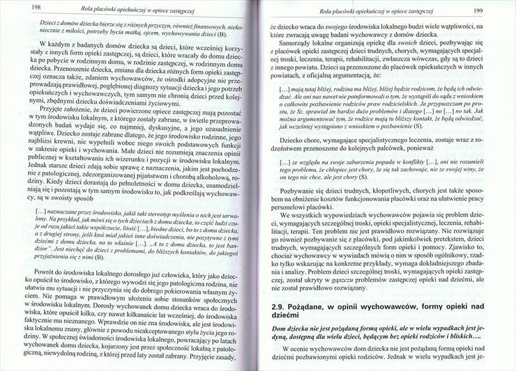 Hrynkiewicz - Odrzuceni. Analiza procesu umieszania dzieci w placówkach opieki - 198-199.jpg