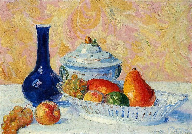 French Postimpressionism - Hippolyte Petitjean - Still Life with Fruit, 1880.jpeg