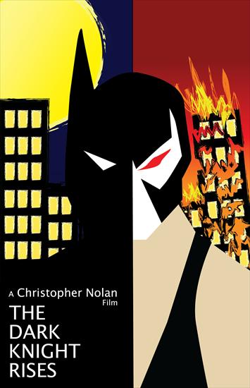 Dark Knight - The Dark Knight Rises poster illustration by bennyjaykay.png