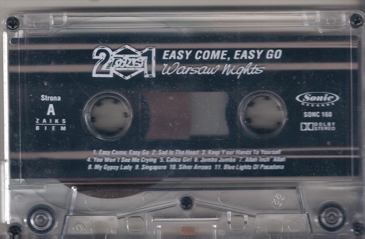 Easy Come, Easy Go, Warsaw Nights ...and More MC - 2000, składanka - kaseta strona A.jpg
