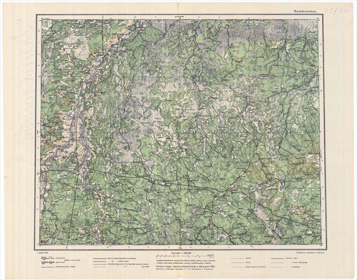mapa operacyjna Polski 1_300 000 - Dombrowica_IWG_1920.jpg