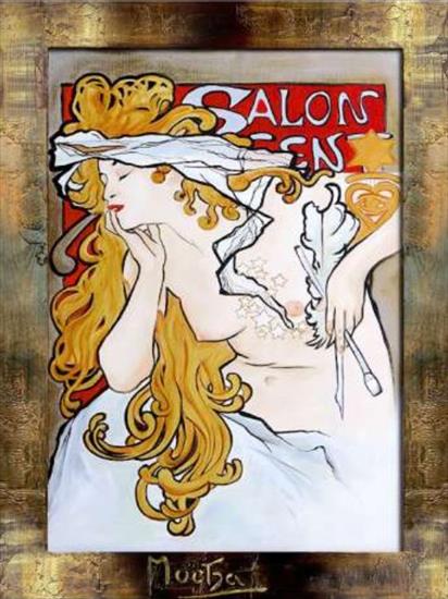 Alfons Maria Mucha - zamyslona kobieta.jpg