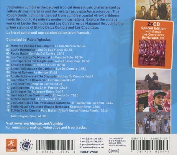 1293 The Rough Guide to Cumbia2013 - 2nd ed2CDs - back.jpg