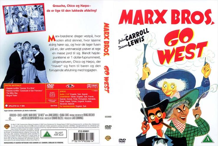Obrazy - western - Marx Brothers Go West - Danish.jpg