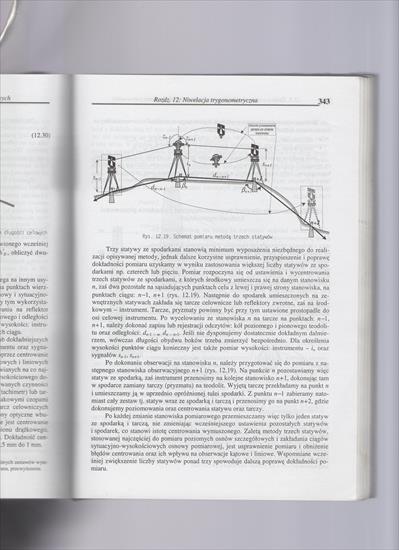 Geodezja - Schemat pomiaru metodą trzech statywów, A. Jagielski.jpeg
