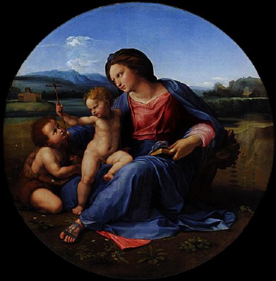 Obraz Matki Boskiej w Raphaela - Alba Madonna, 1511.jpg