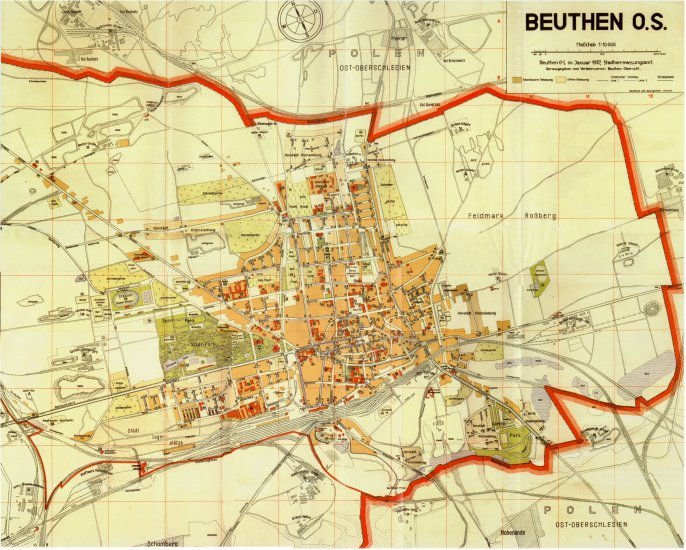 mapy miast Polska_Niemcy_Kresy - Beuthen_1937.gif