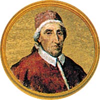 Poczet  papieży - Klemens XI 23 XI 1700 - 19 III 1721.jpg