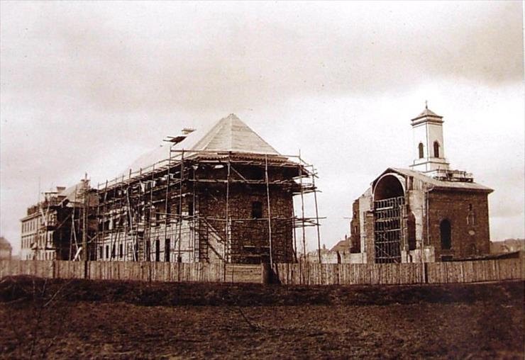 Kościoły w Bydgoszczy - Bydgoszcz,Bazylikaw budowie 1927.jpg