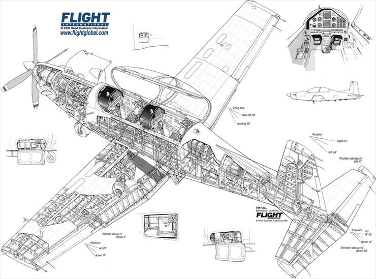 Lotnictwo rysunki - Australian-PC-9A Pilatus.jpg